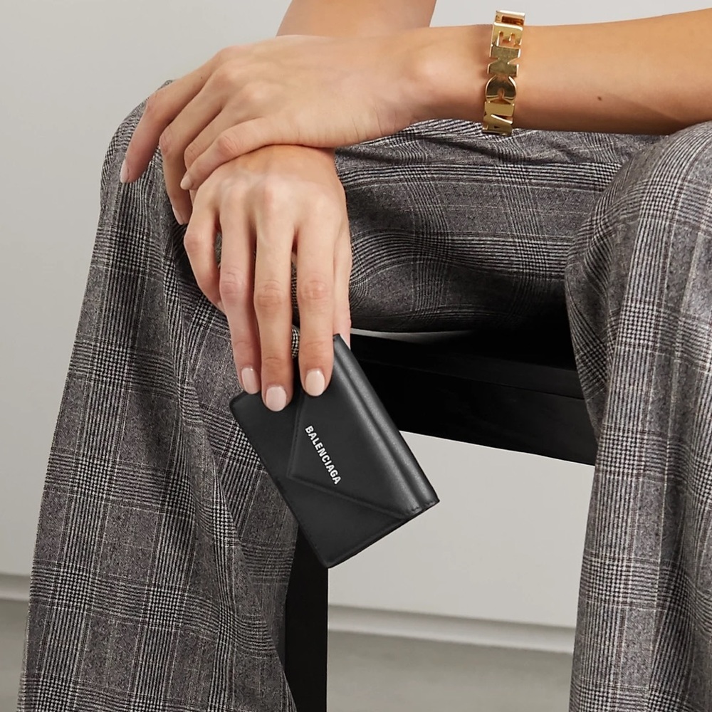 Balenciaga Everyday Mini Trifold Glitter Wallet - Picture 15 of 16